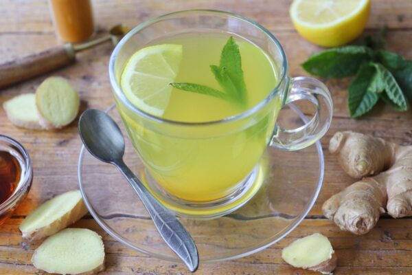 Té Japonés de Jengibre y Limón para Desinflamar, Secar el Vientre y Eliminar Toxinas