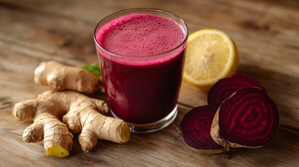 “Bomba de Vitaminas con Remolacha y Jengibre: La Receta Milagrosa para Tu Salud”