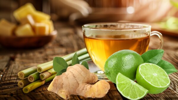 Té de zacate, jengibre y limón: beneficios, receta y propiedades