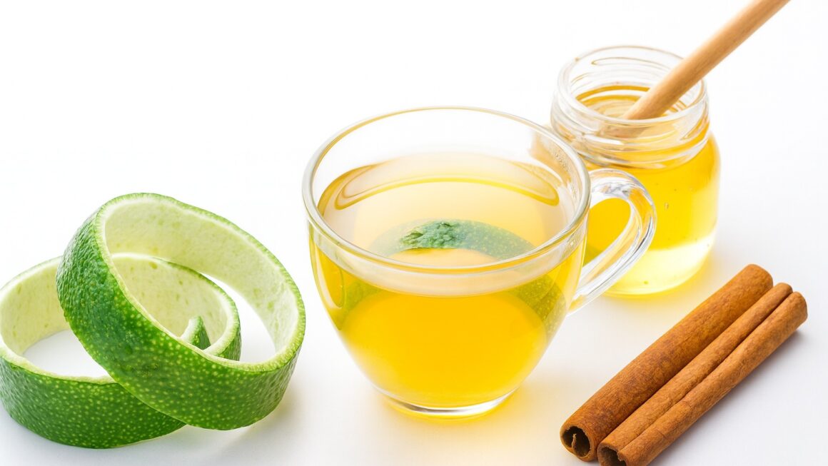 té de cáscara de limón