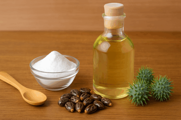 Aceite de ricino y bicarbonato: combinación poderosa con beneficios únicos