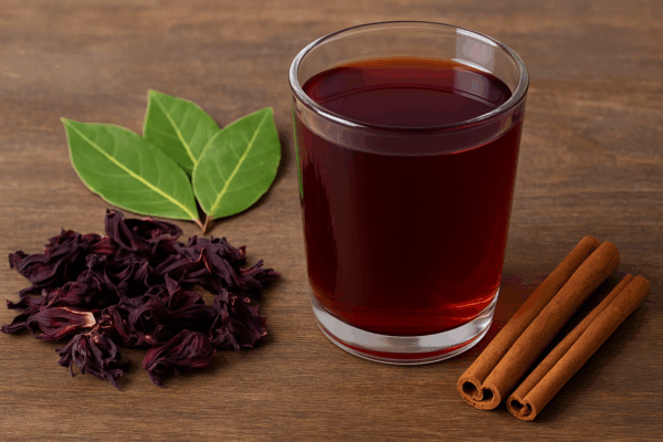 Esto es lo que le pasa a tu cuerpo al tomar agua de jamaica, laurel y canela