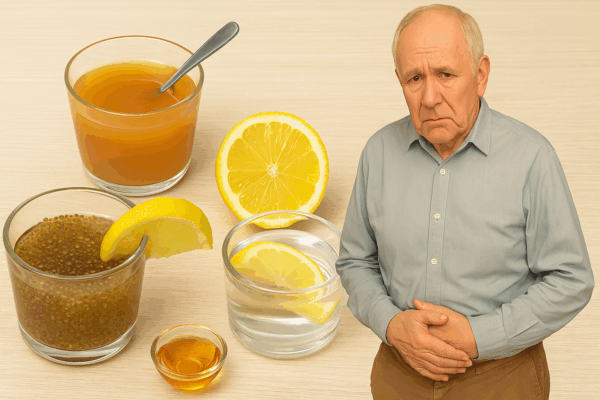 “Agua de chía con limón: el secreto natural para limpiar el colon”