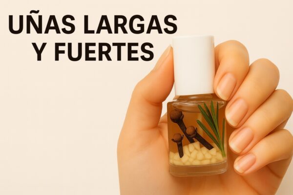 Uñas largas y fuertes con ajo, laurel y clavos de olor 🌿💅